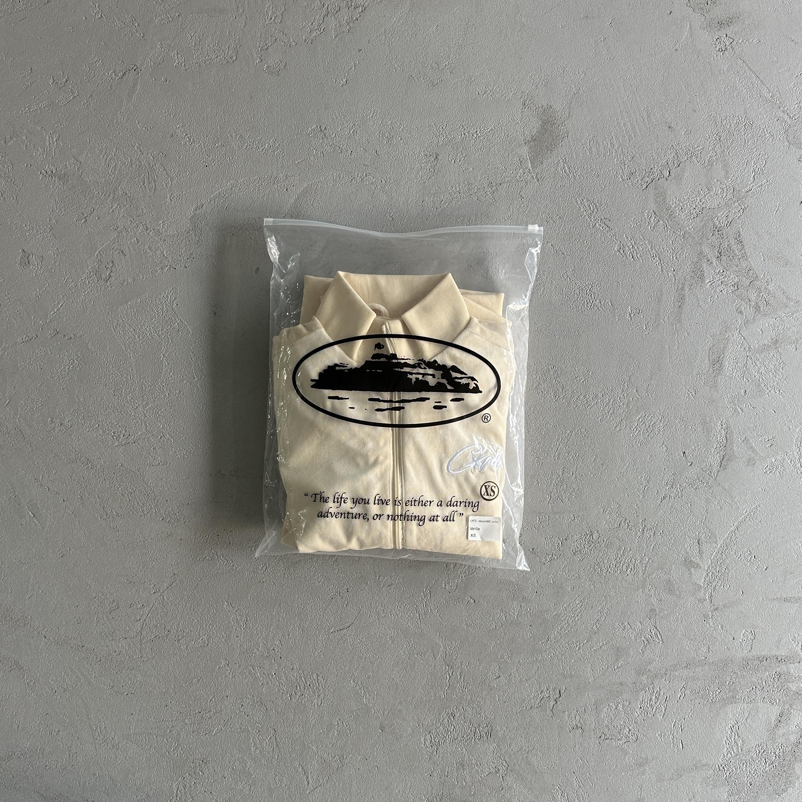 Corteiz Velvet Jacket Cream