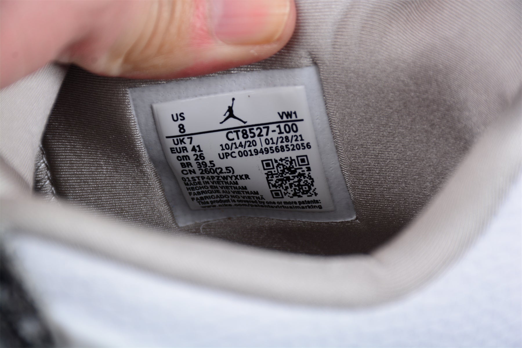 AIR JORDAN 4  WHITE OREO